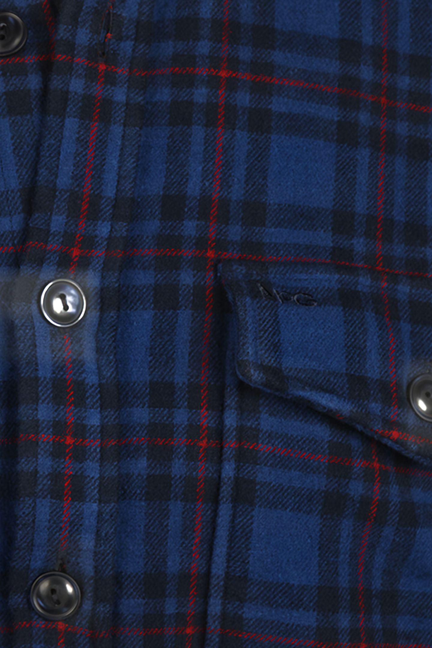 MCG TARTAN OVERSHIRT NAVY 5