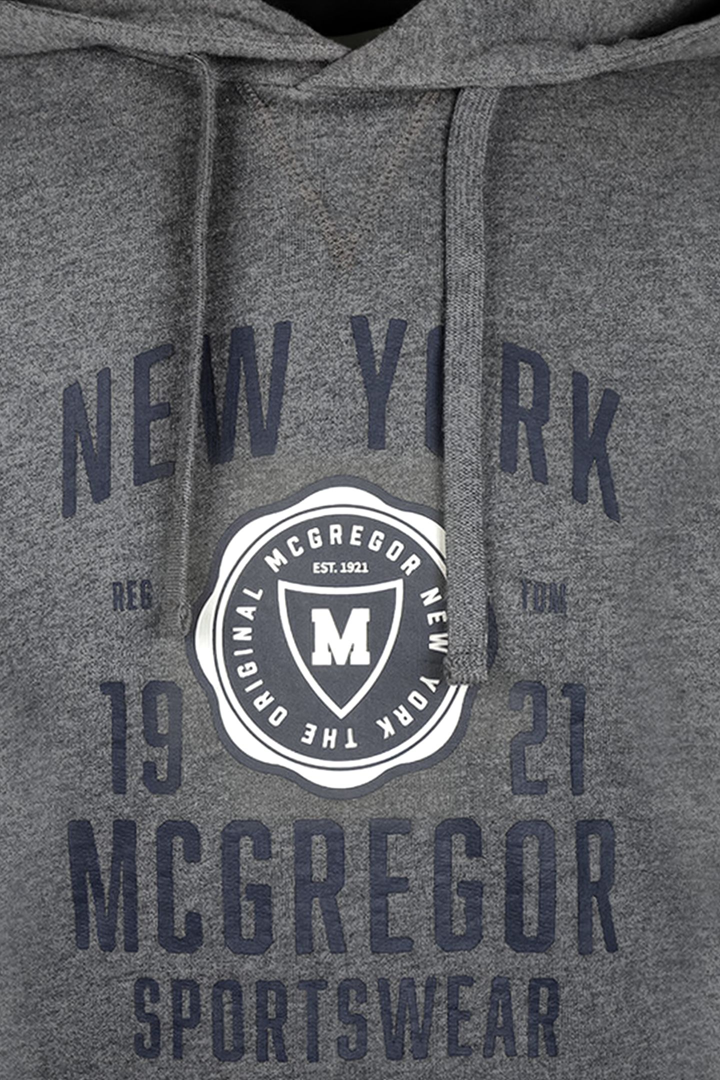 GRAPHIC HOODY DARK GREY MELANGE 3