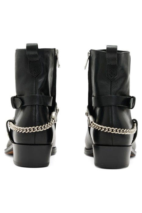 LUDLOW DOUBLE BELT ZIP BOOT BLACK 2