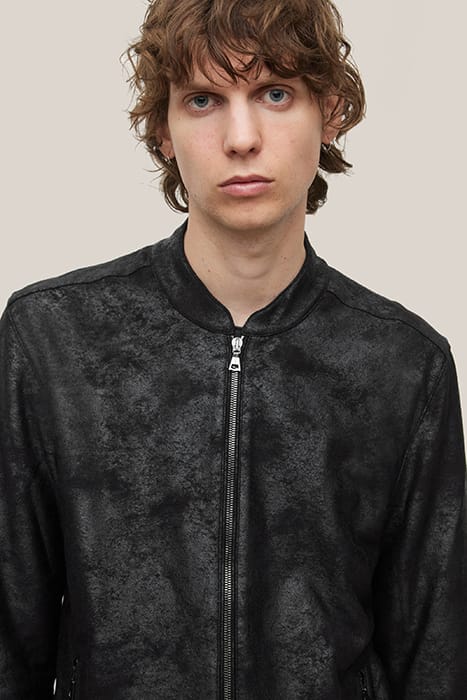 CORTLANDT REGULAR FIT BASEBALL JACKET WI BLACK 2