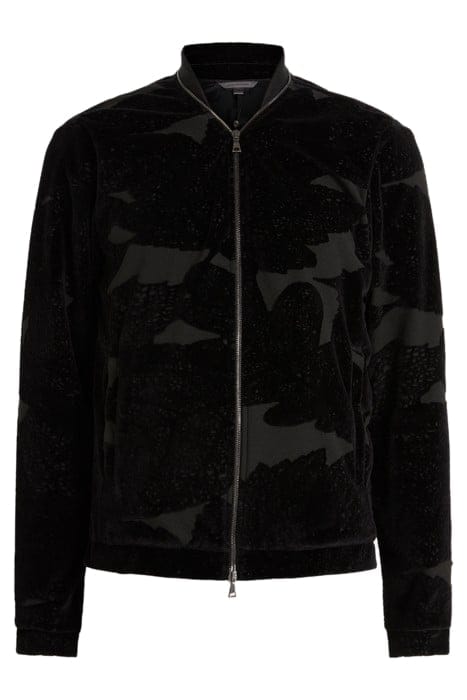 HOWELL REGULAR FIT LINER JACKET WITH BUR BLACK 1