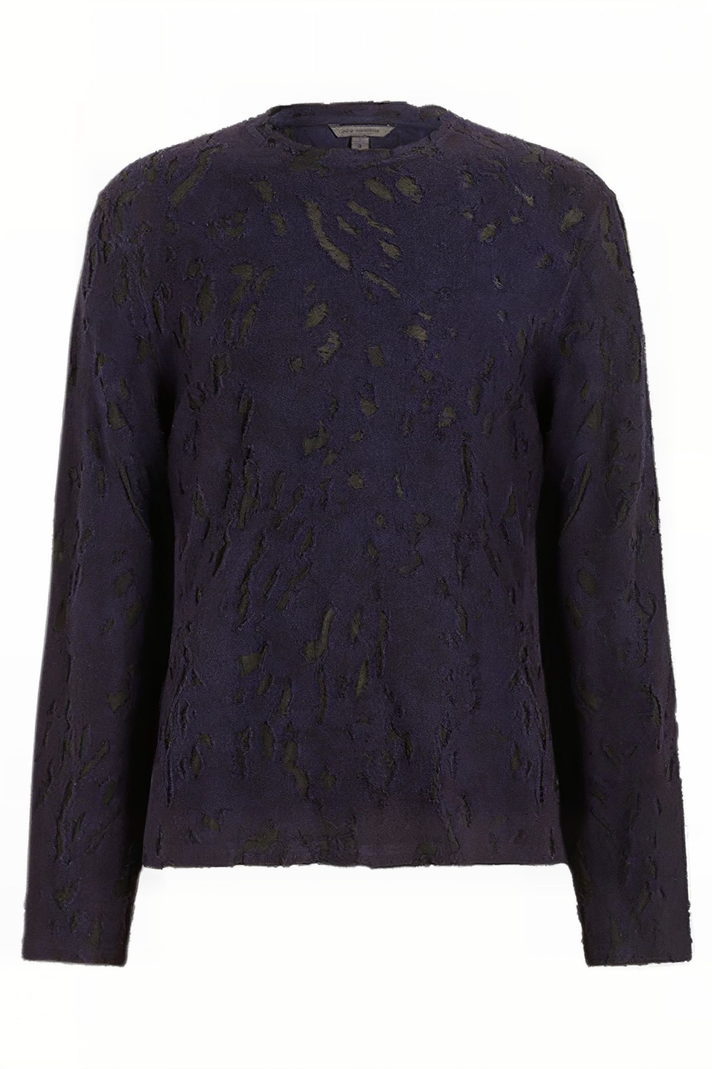 HANSEL LS TERRY FLOWY LEOPARD BURNOUT CR NIGHT SHADOW 1