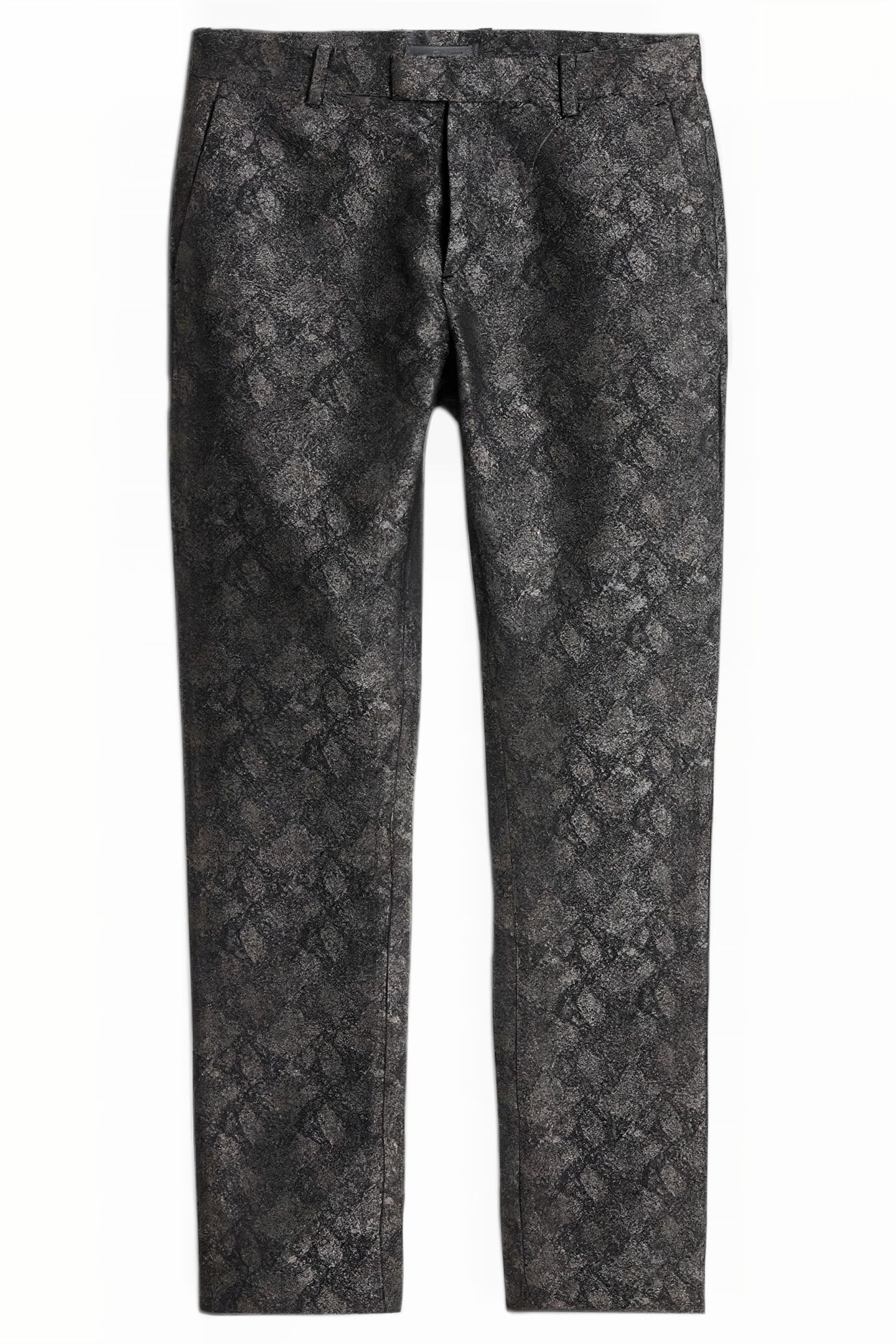 SLIM FIT PANTS WITH WELT HIP POCKET AND ALMOND 3