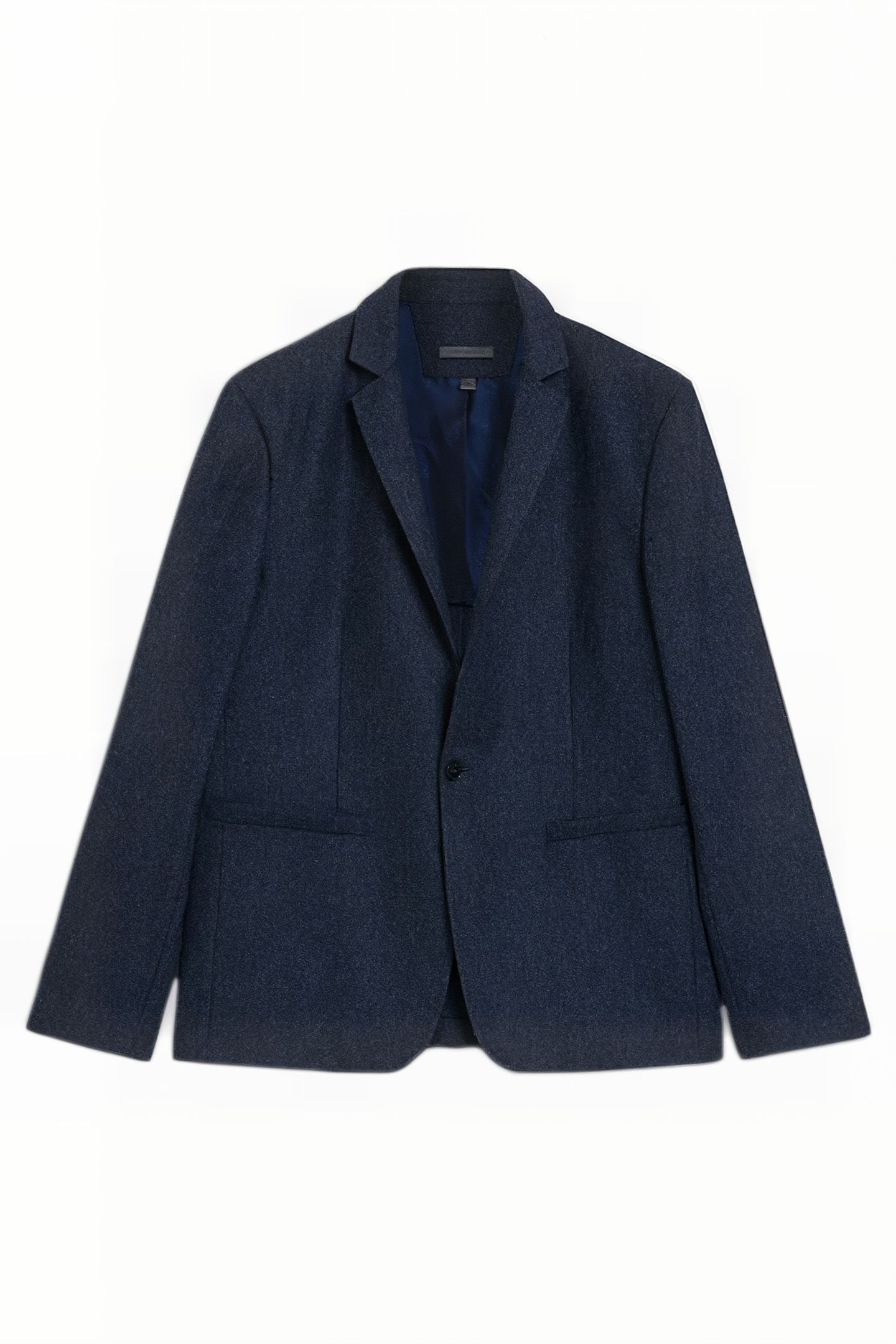WILLET - ONE BUTTON SKINNY NOTCH LAPEL S NAVY 2