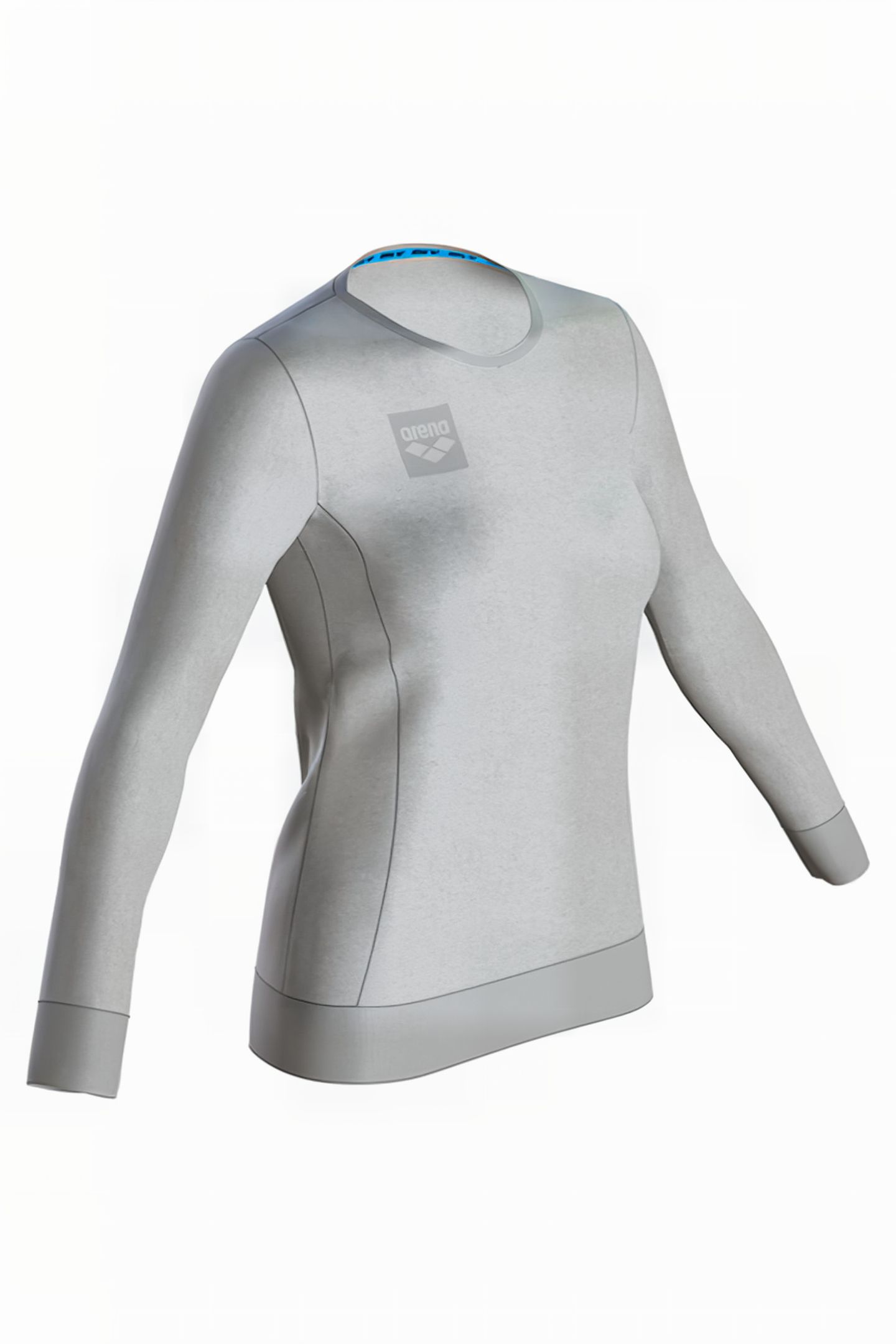 W ESSENTIAL CREW SWEAT MEDIUM GREY MELANGE 6