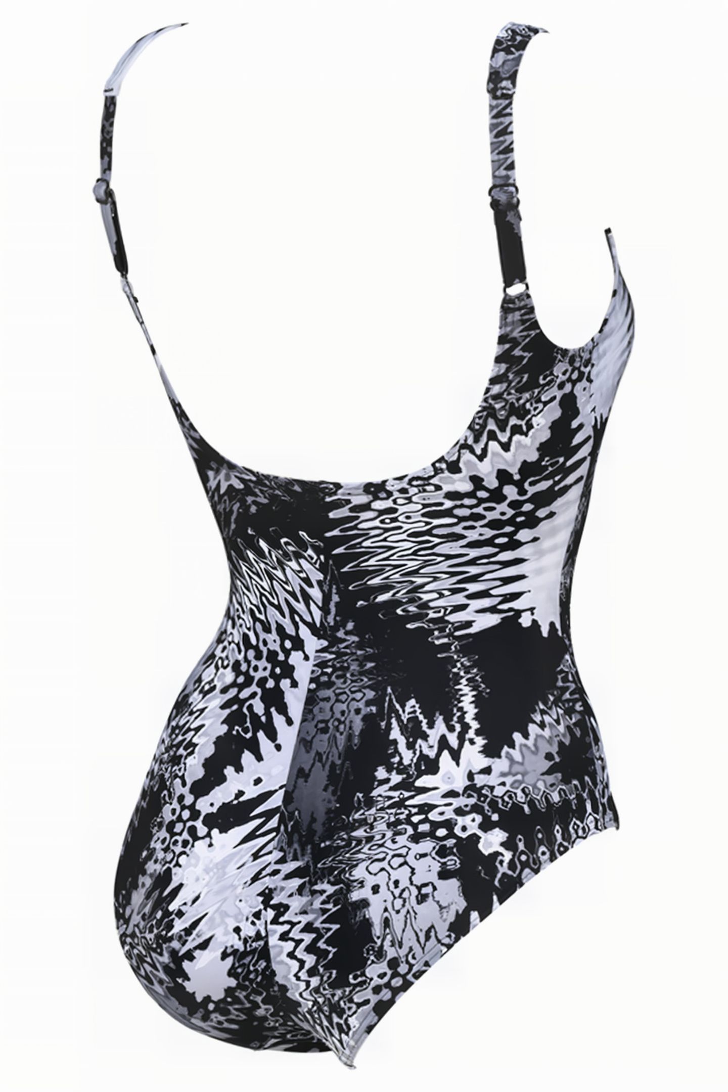 W ZORA U BACK ONE PIECE C-CUP BLACK MULTI 7