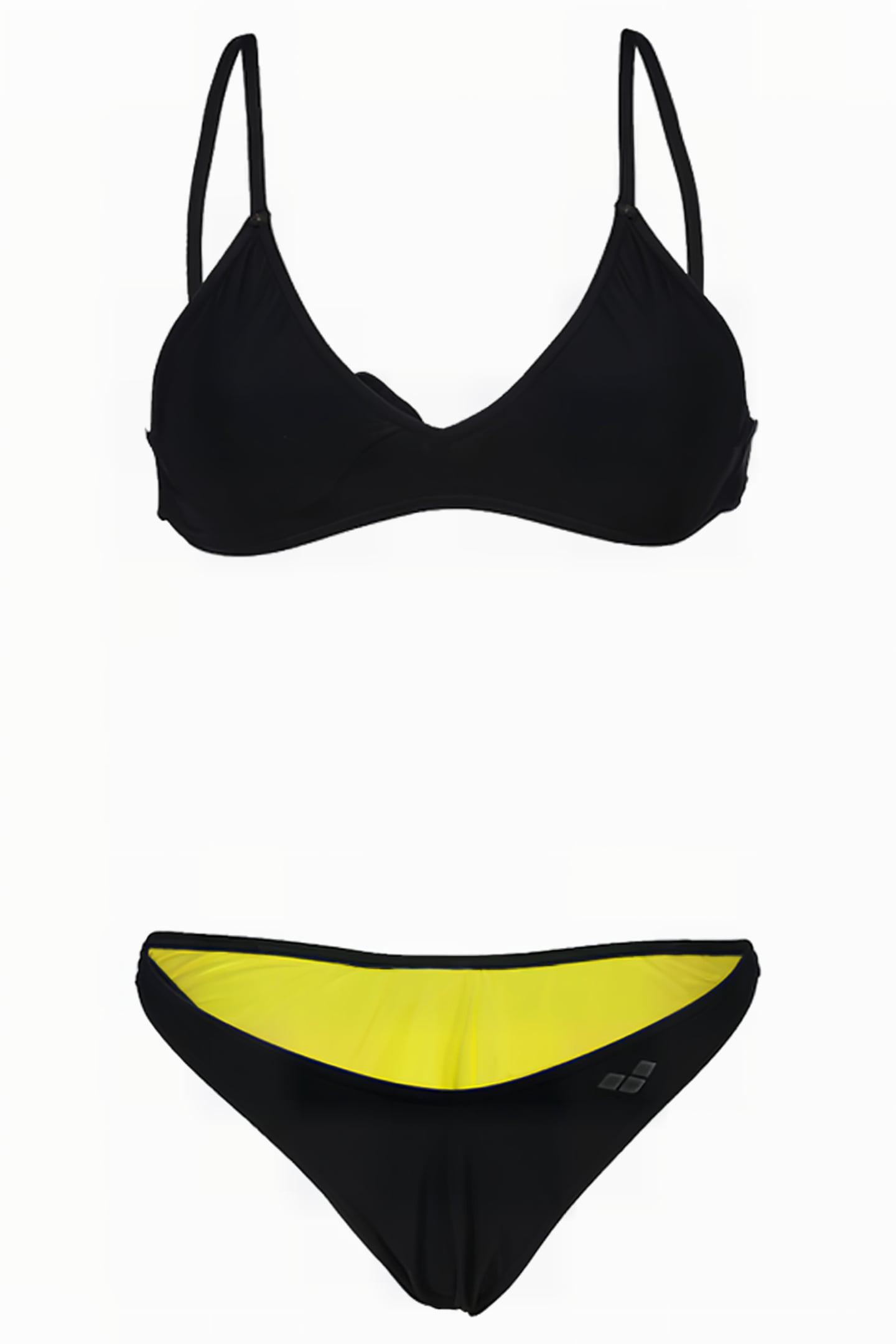WOMEN'S ARENA SOLID BIKINI TRIANGLE BLACK 4