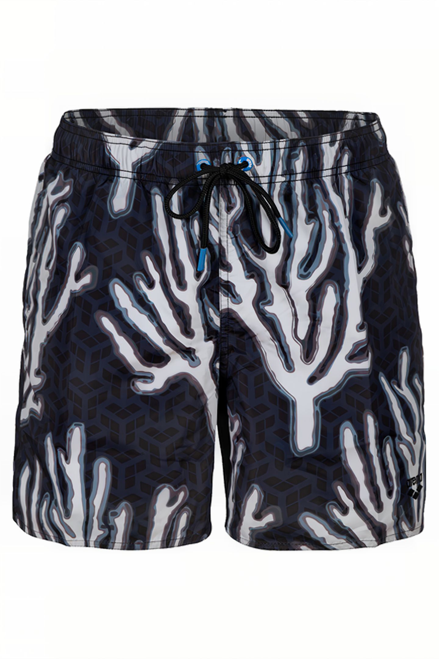 MEN'S BEACH BOXER PLACED DEEP SEA -ASPHALT 4