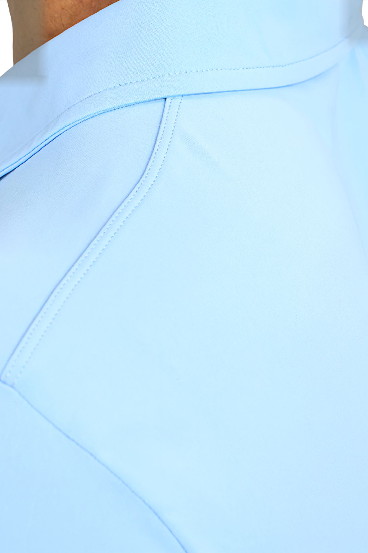 MEN'S POLOSHIRT SOLID AQUA-NAVY 4