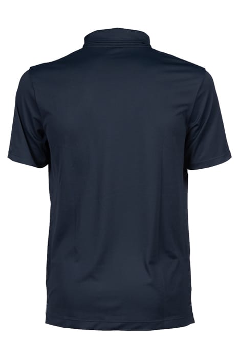 MEN'S POLOSHIRT SOLID NAVY-AQUA 4