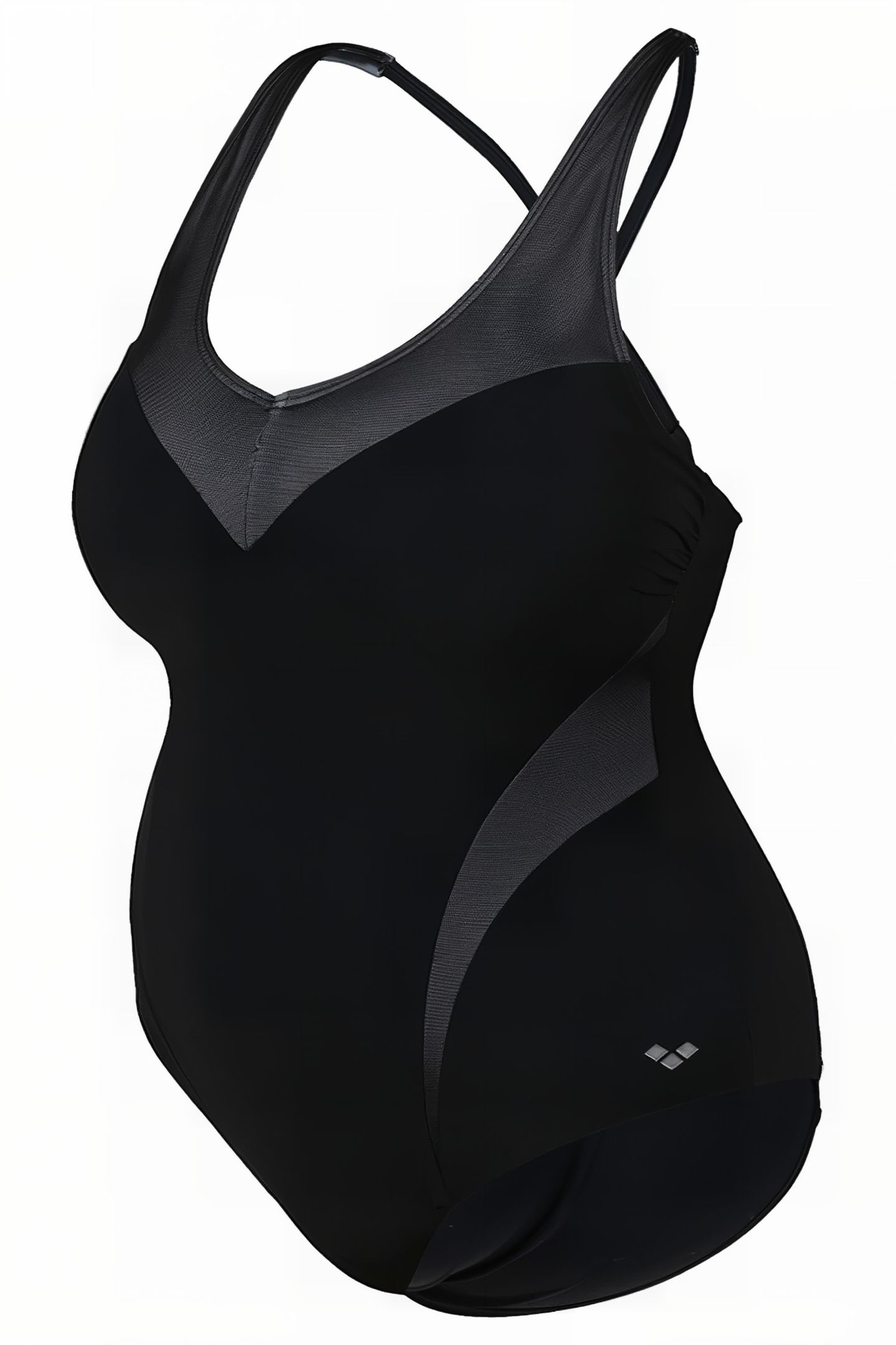 W ISABEL LIGHT CROSS BACK ONE PIECE PLUS BLACK-WHITE 6