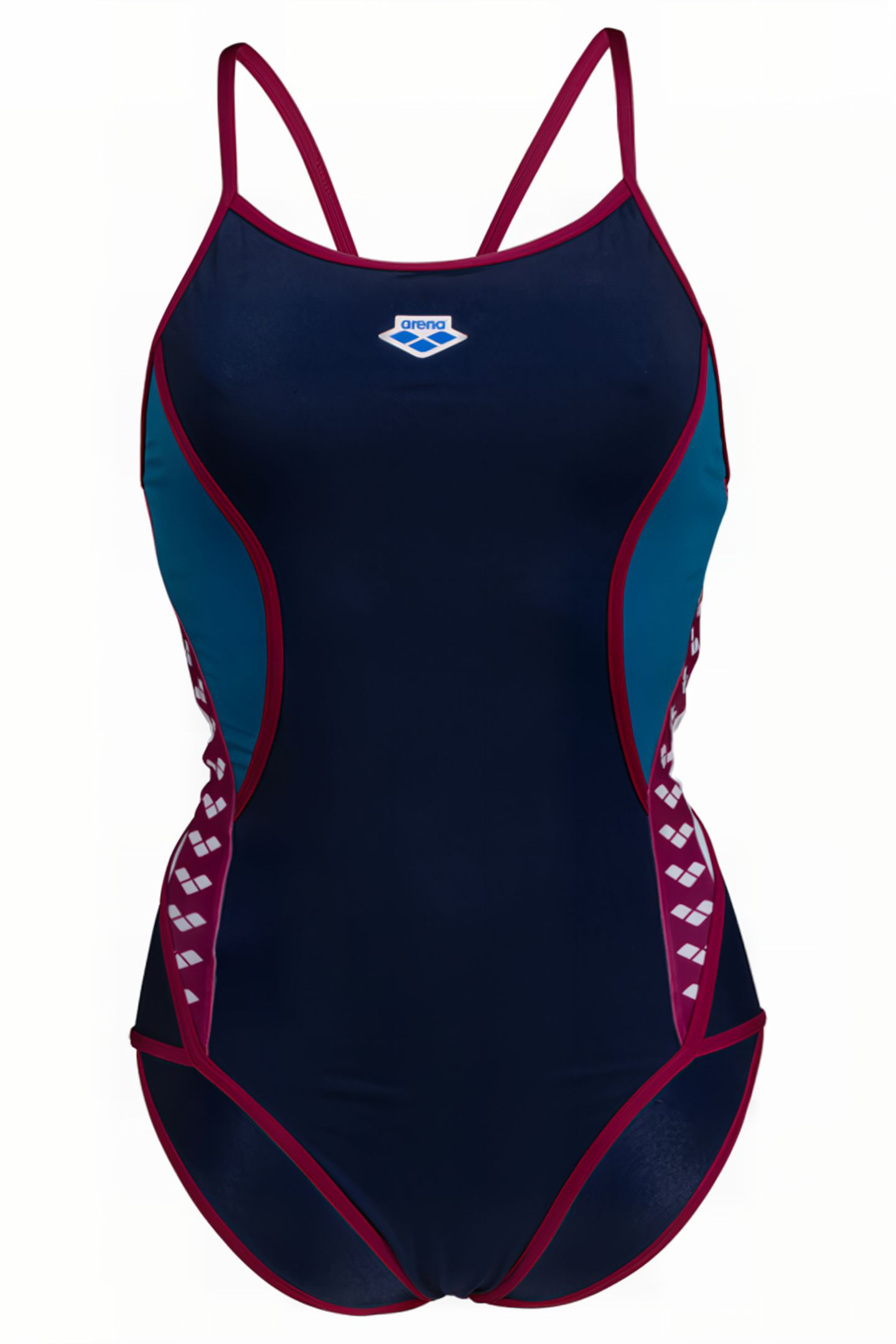 WOMEN'S ARENA ICONS SWIMSUIT SUPER FLY B NAVY-BLUE COSMO-WHI 4