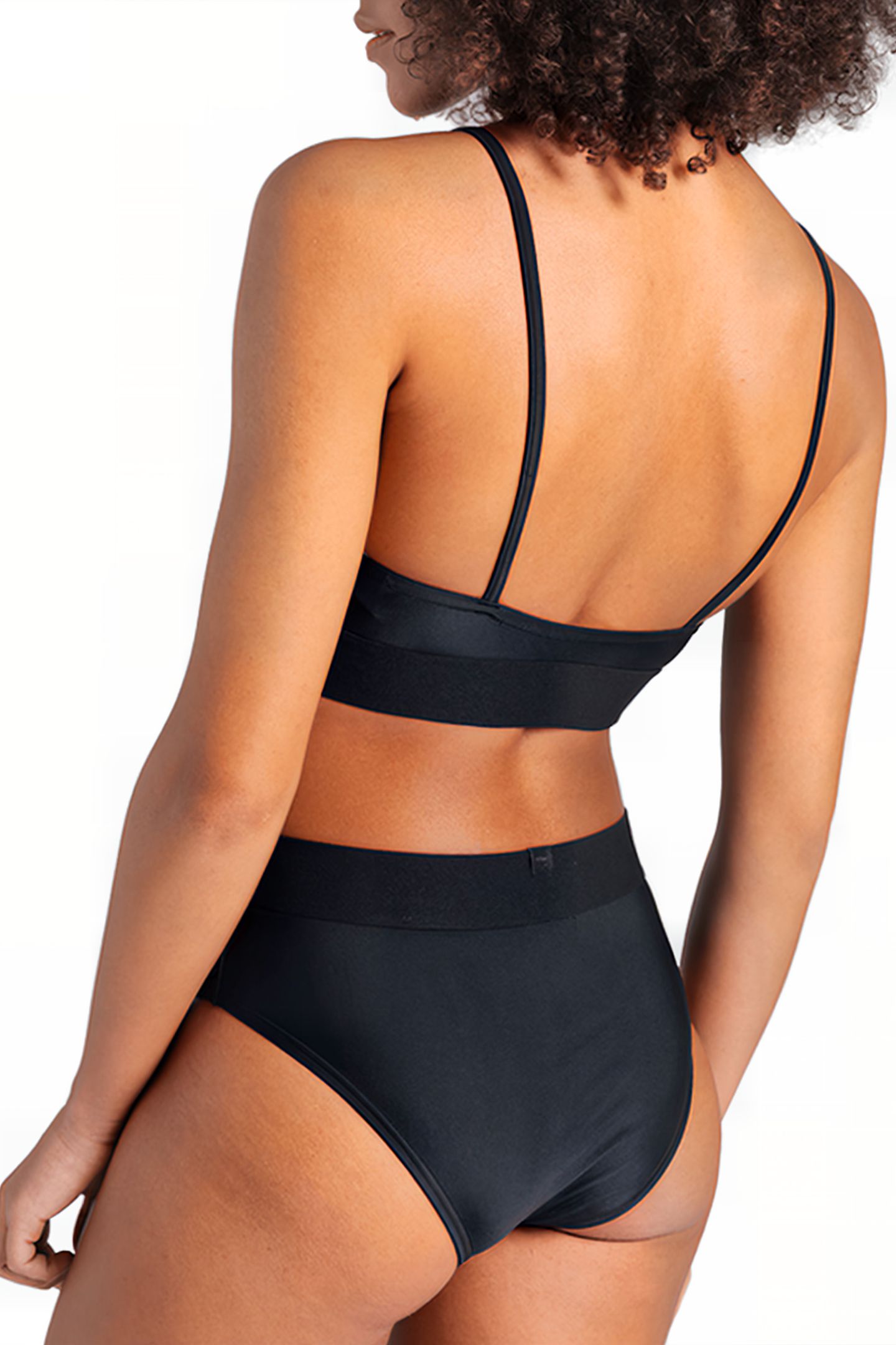 WOMEN'S ARENA BICOLORE ELASTIC BRASSIERE BLACK 5
