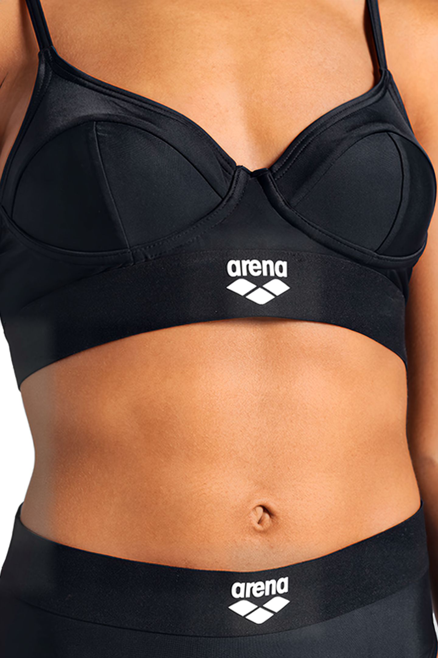 WOMEN'S ARENA BICOLORE ELASTIC BRASSIERE BLACK 6