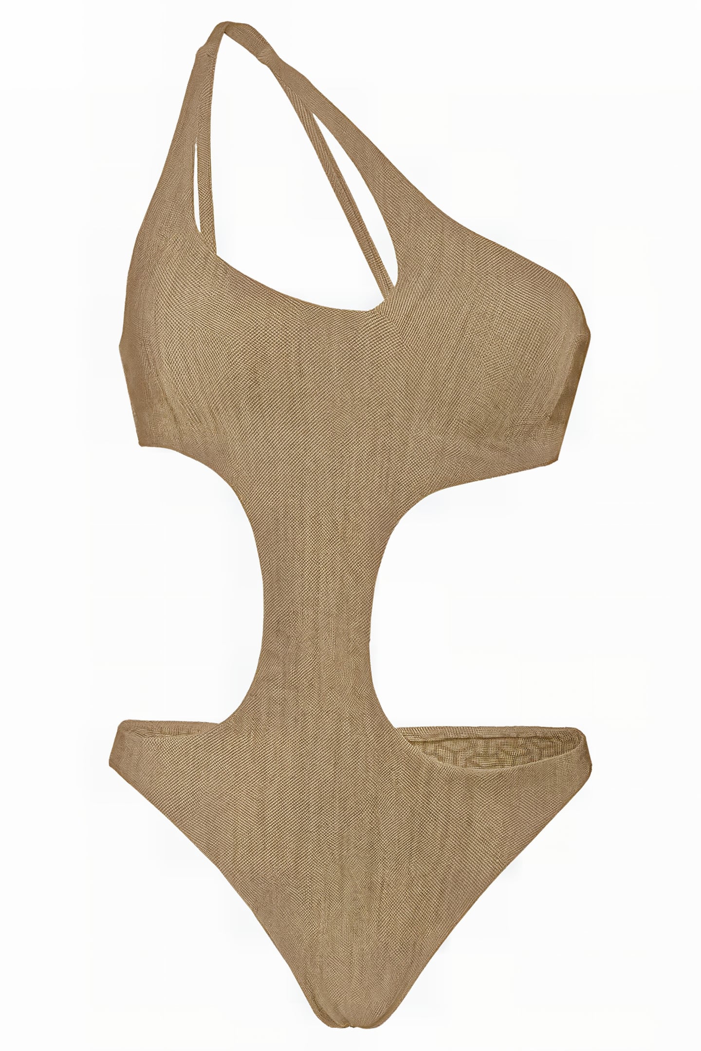WOMEN'S ARENA TECH WOOL CUT OUT SWIMSUIT SAND 4