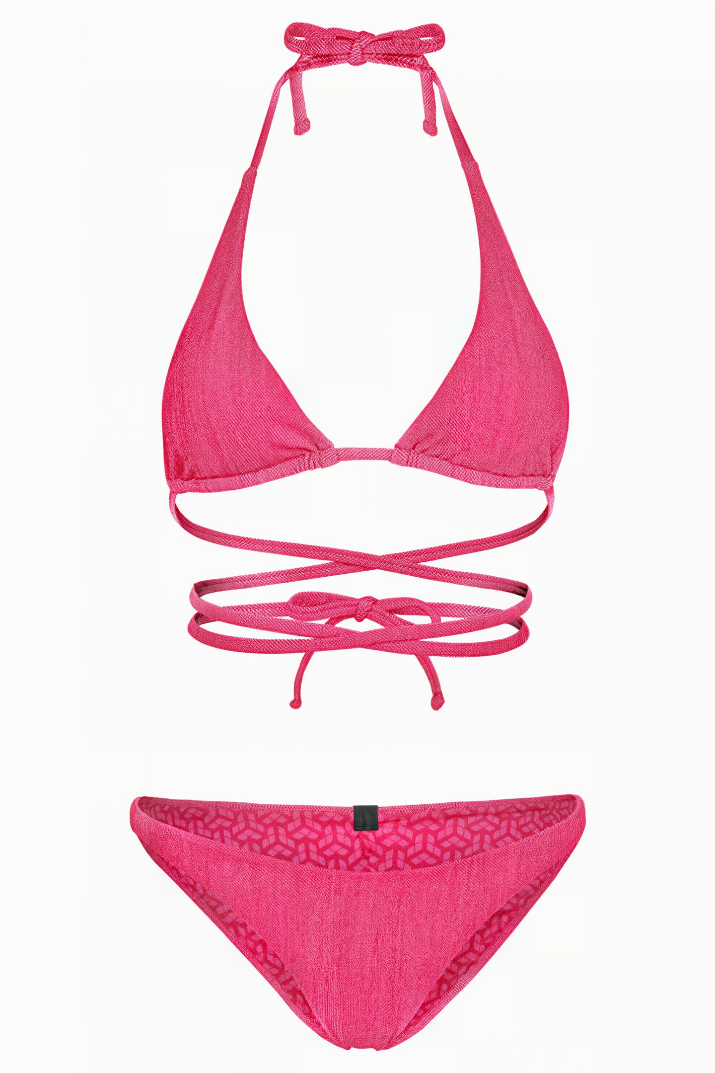 WOMEN'S ARENA TECH WOOL TRIANGLE BIKINI FUXIA 5