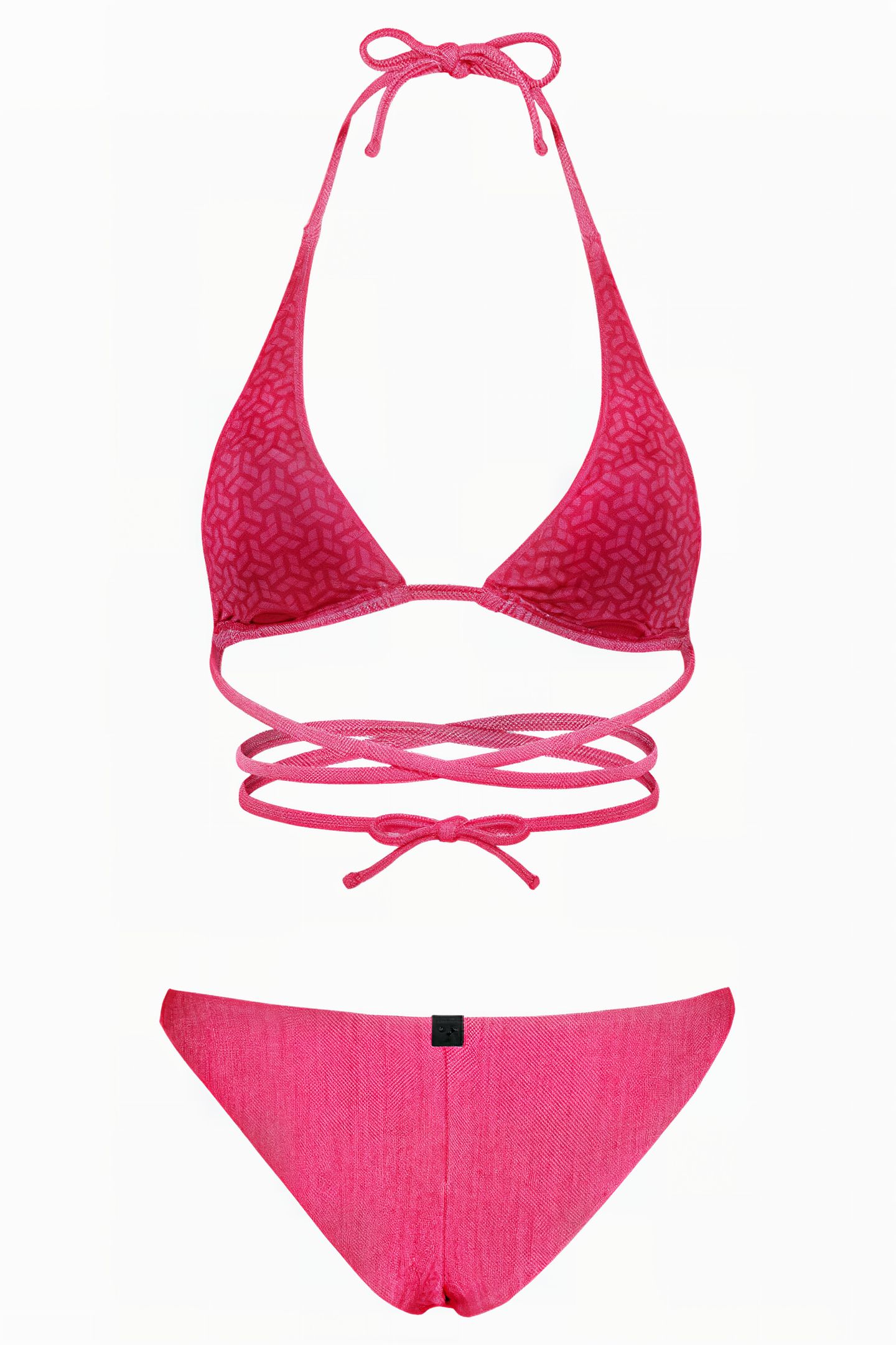 WOMEN'S ARENA TECH WOOL TRIANGLE BIKINI FUXIA 4