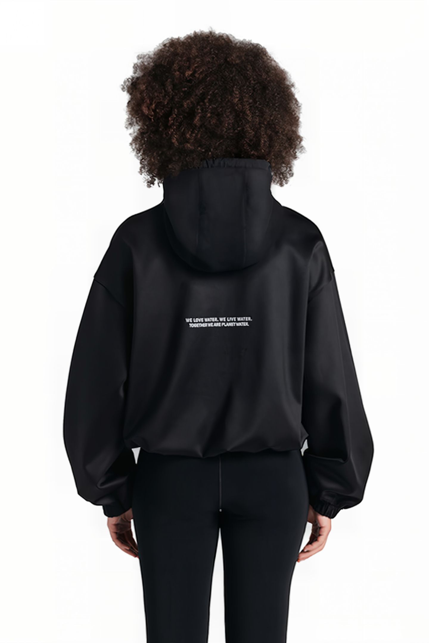 WOMEN'S HOODED SWEAT MPH BLACK 2