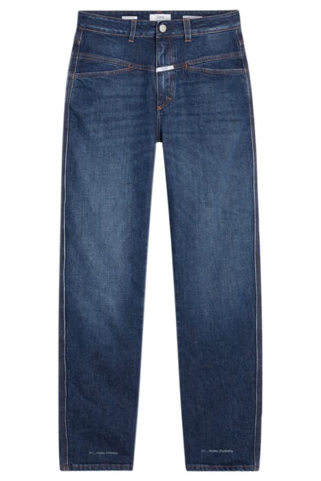 PEDAL PUSHER JEANS DARK BLUE 4