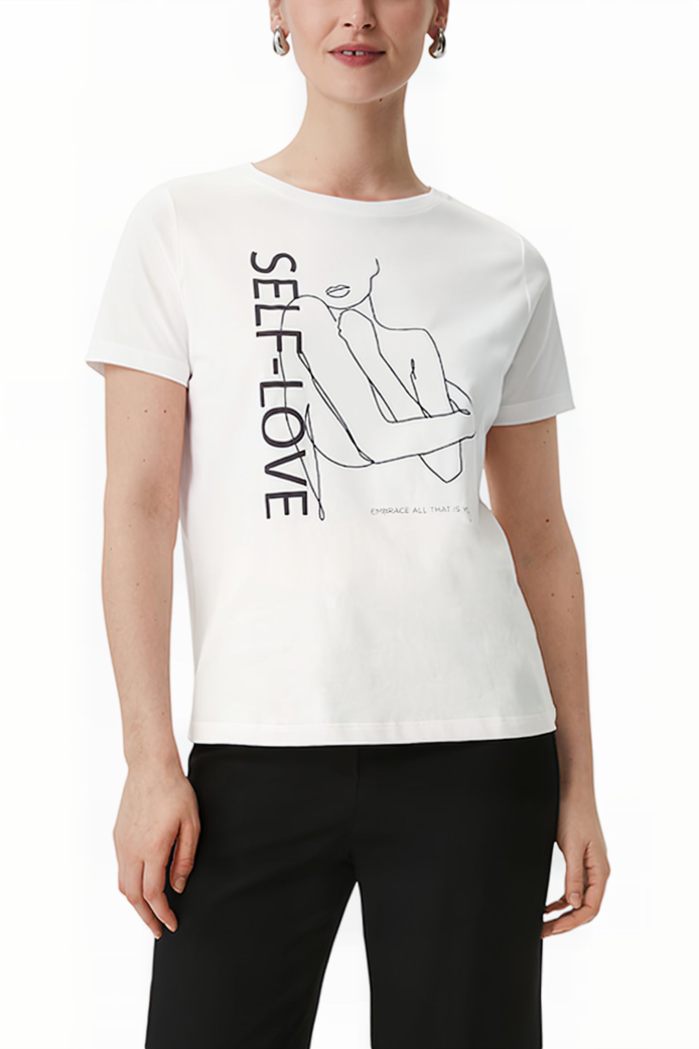 COMMA T-SHIRTS WHITE 1
