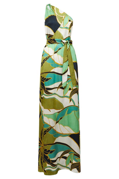 TINA-JUNGLE MAXI DRESS — GREEN 3