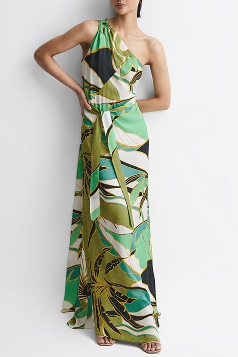 TINA-JUNGLE MAXI DRESS — GREEN 1