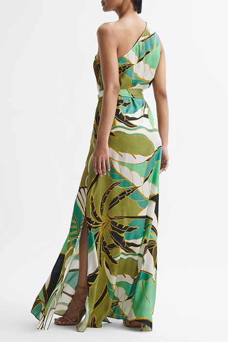 TINA-JUNGLE MAXI DRESS — GREEN 2