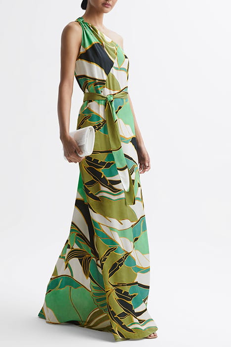 TINA-JUNGLE MAXI DRESS — GREEN 5