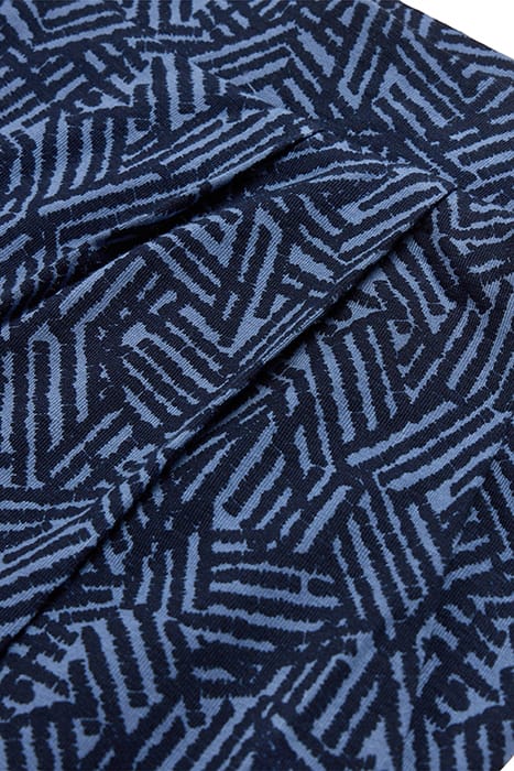 MAISON ECO VERO JERSEY TROUSER NAVY PRINTED 4