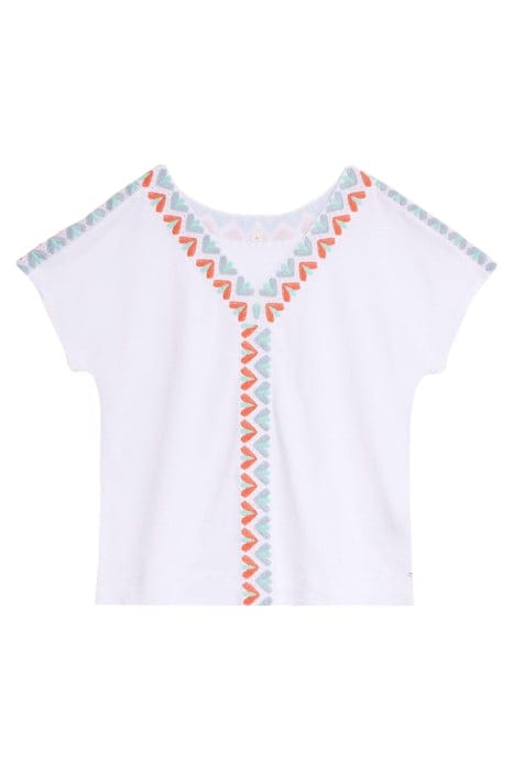 NEVA EMBROIDERED TOP WHITE 1