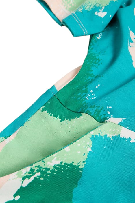 RIA JERSEY SHIRT DRE GREEN PRINTED 4
