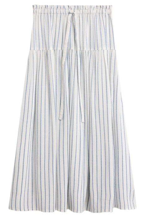 SEEMA ECO VERO STRIPE SKIRT IVORY 2