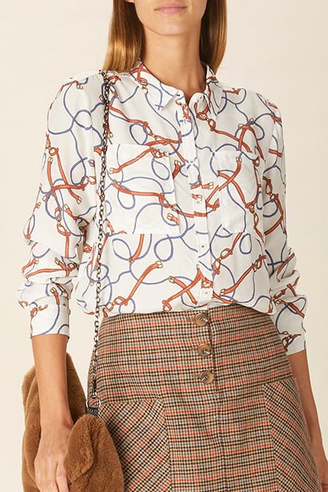 WHITE SHIRT WITH CHEST POCKETS 1