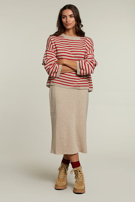 BEIGE MIDI SKIRT 3