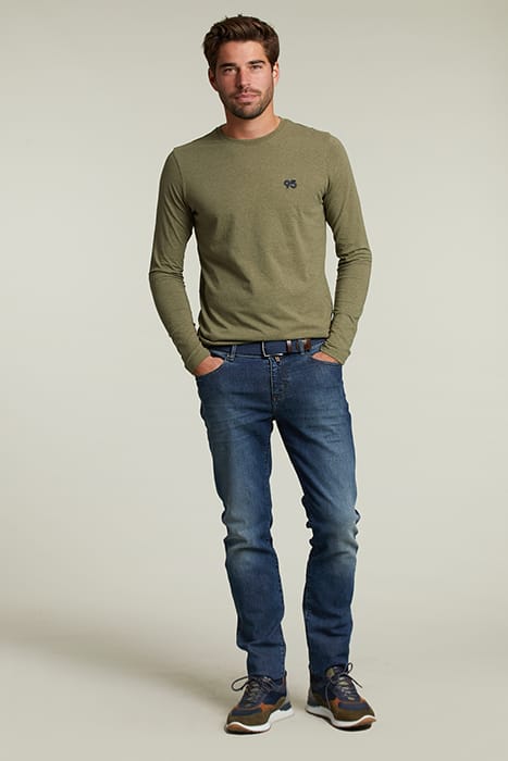 BASIC SLIM FIT T-SHIRT IN COTTAGE MIX 3