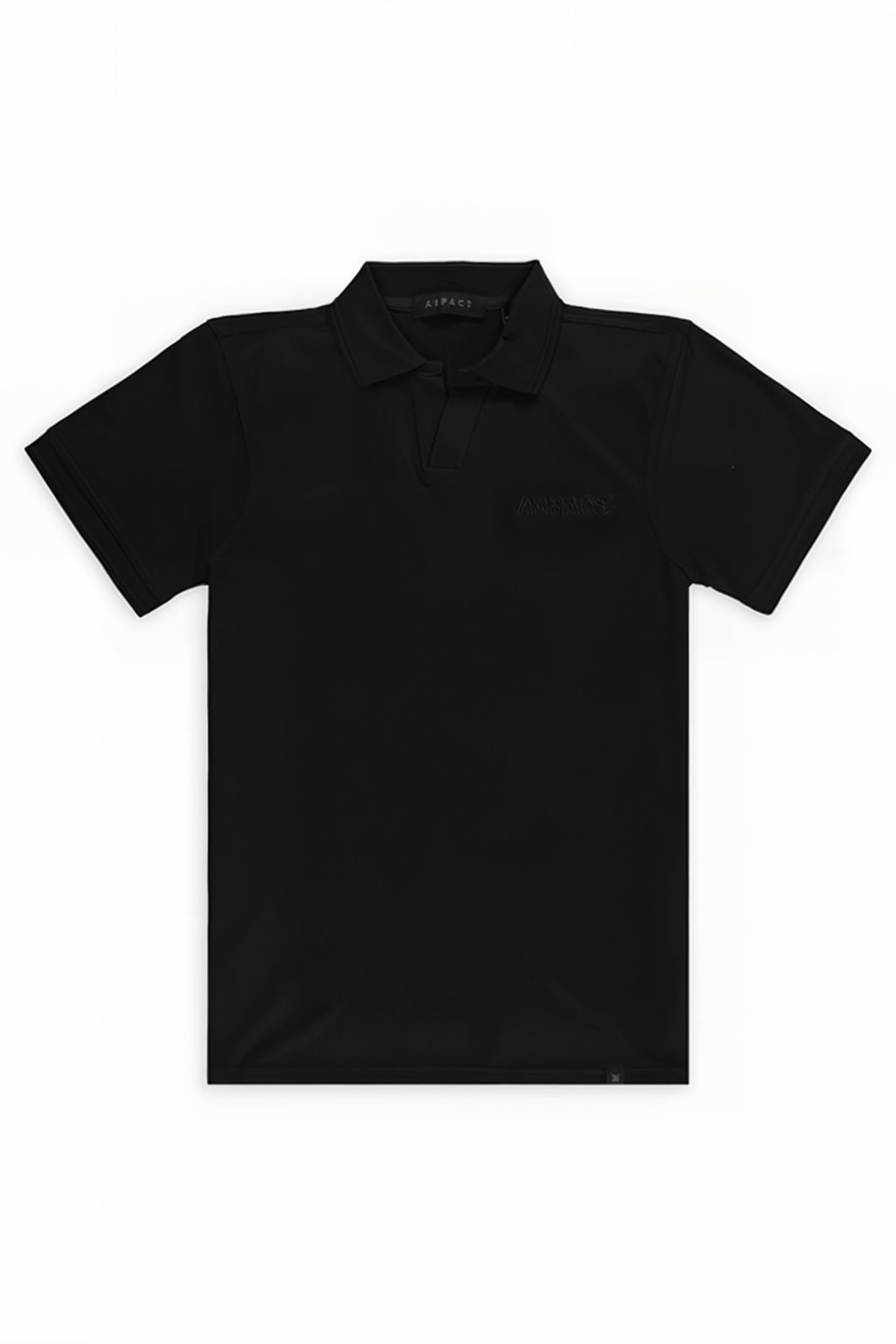 OUTLINE POLO BLACK 1