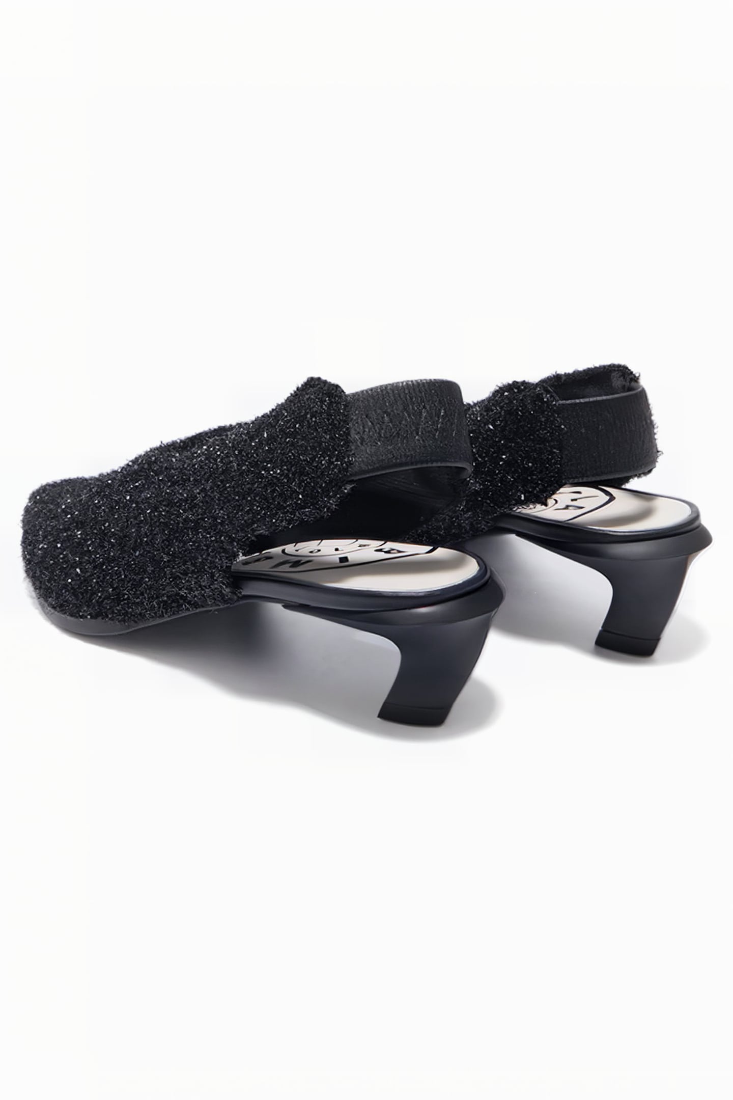 BLACK TINSEL COURT SHOE 4