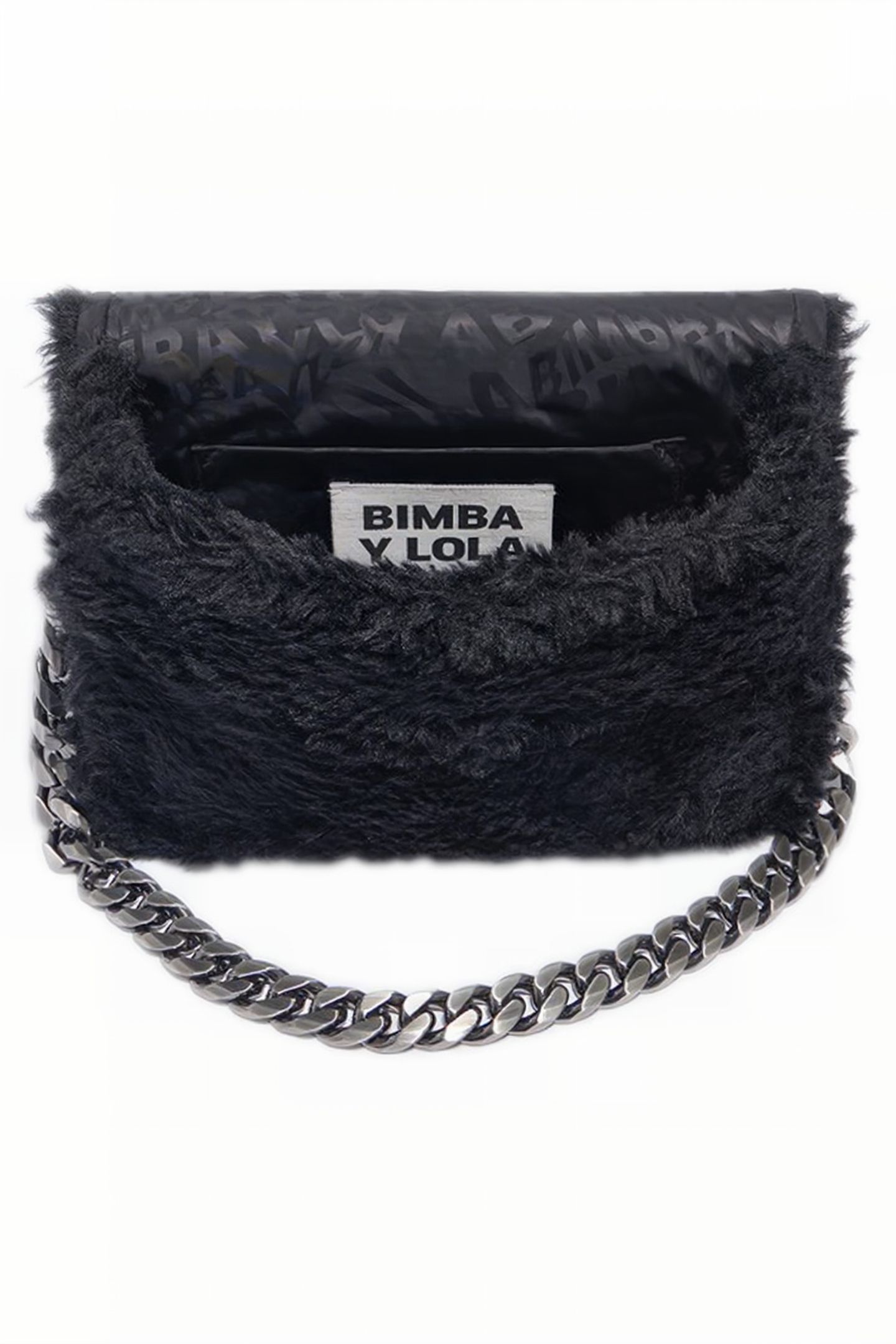M BLACK FUR SHOULDER BAG 3