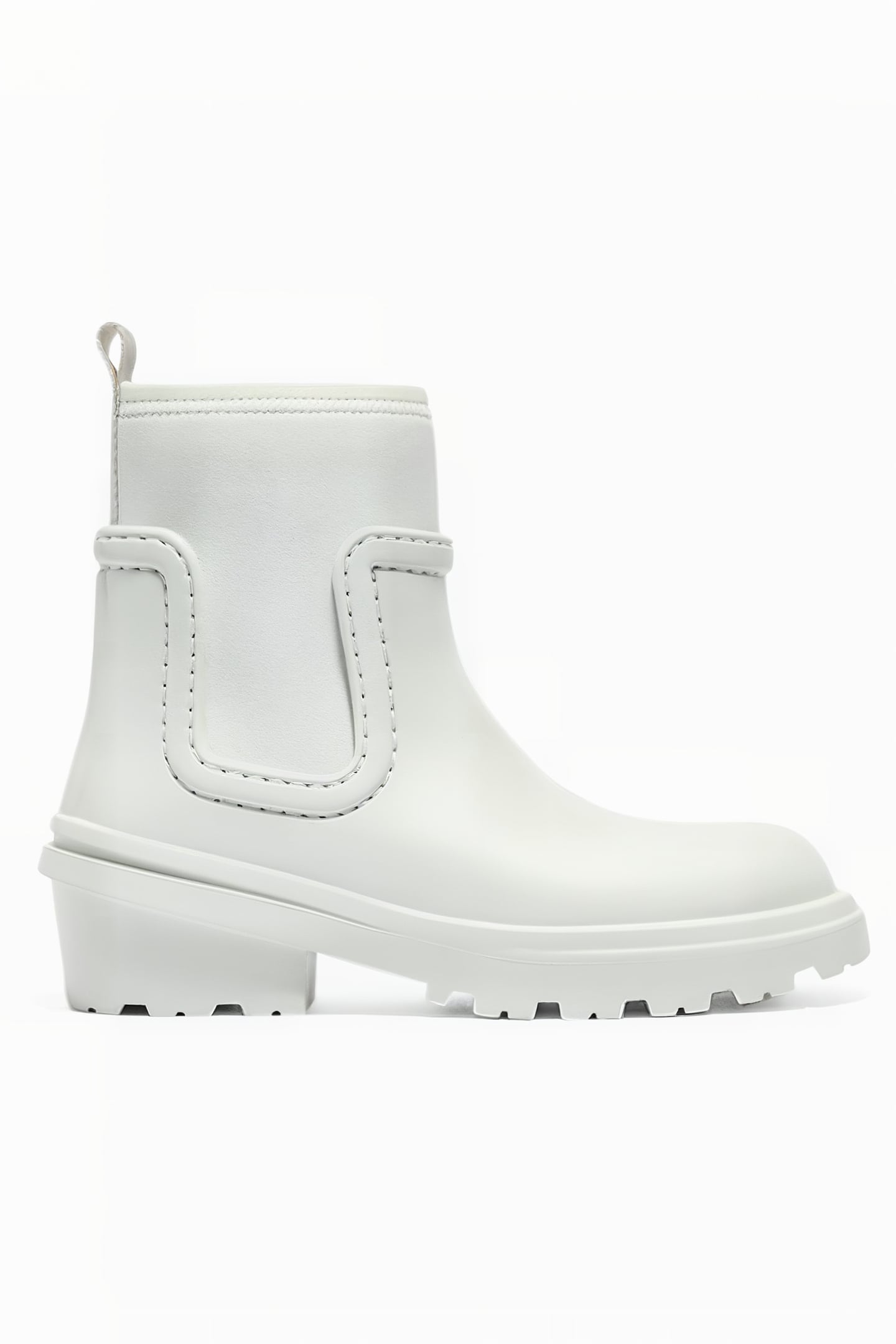 WHITE NEOPRENE WATERPROOF BOOT 1