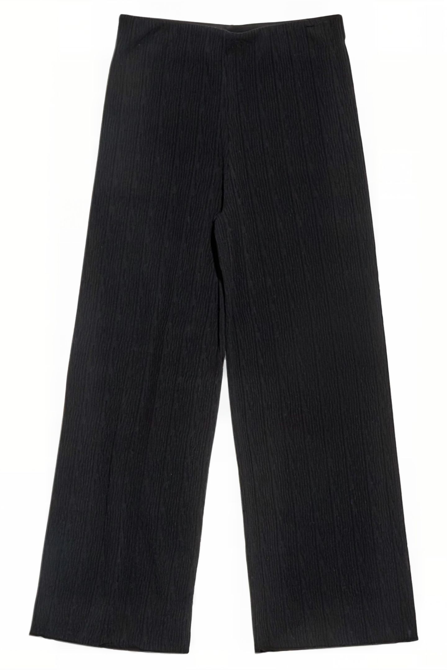 BLACK JERSEY-KNIT TROUSERS 3
