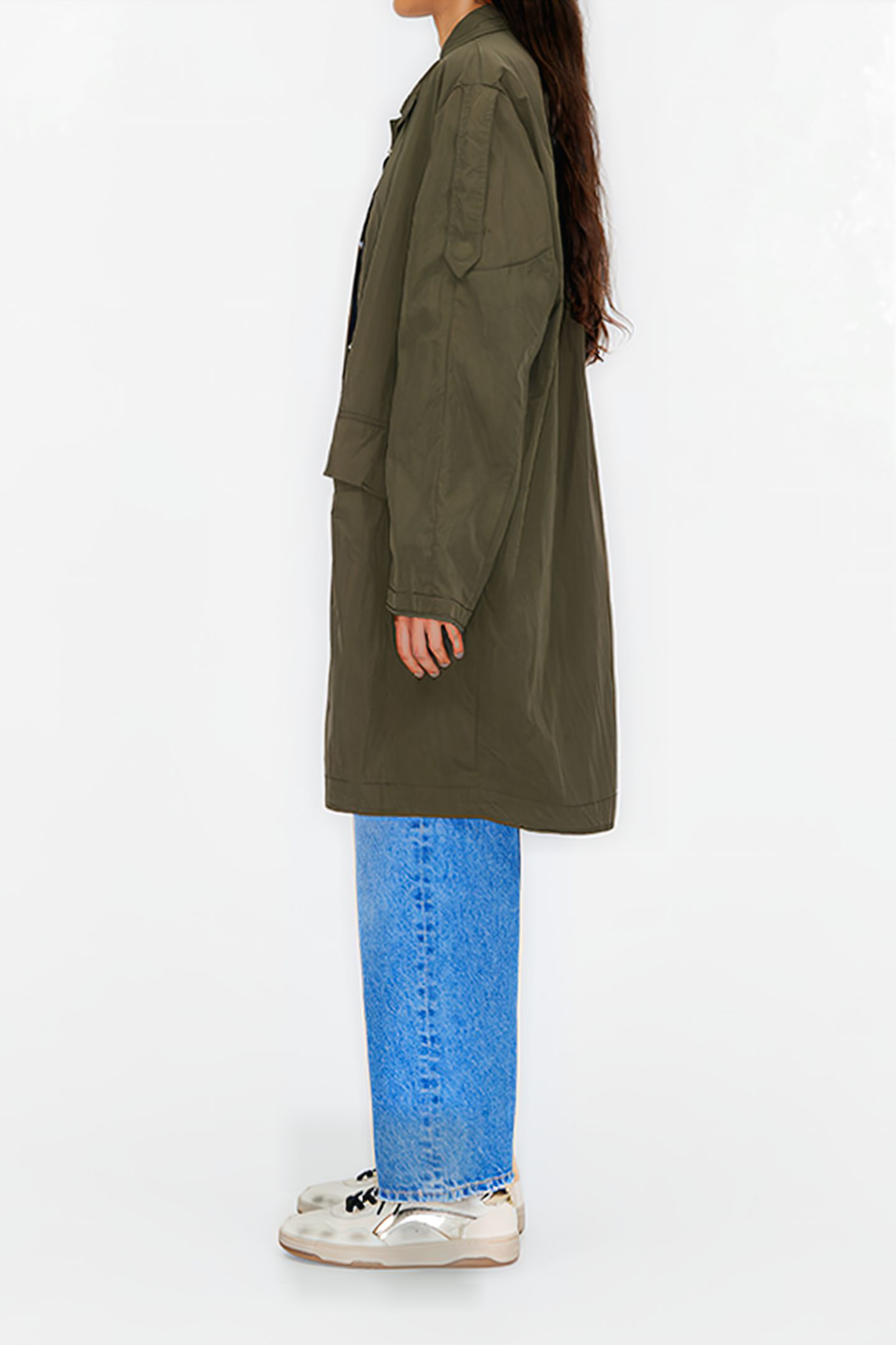 KHAKI FLUID TRENCH 4