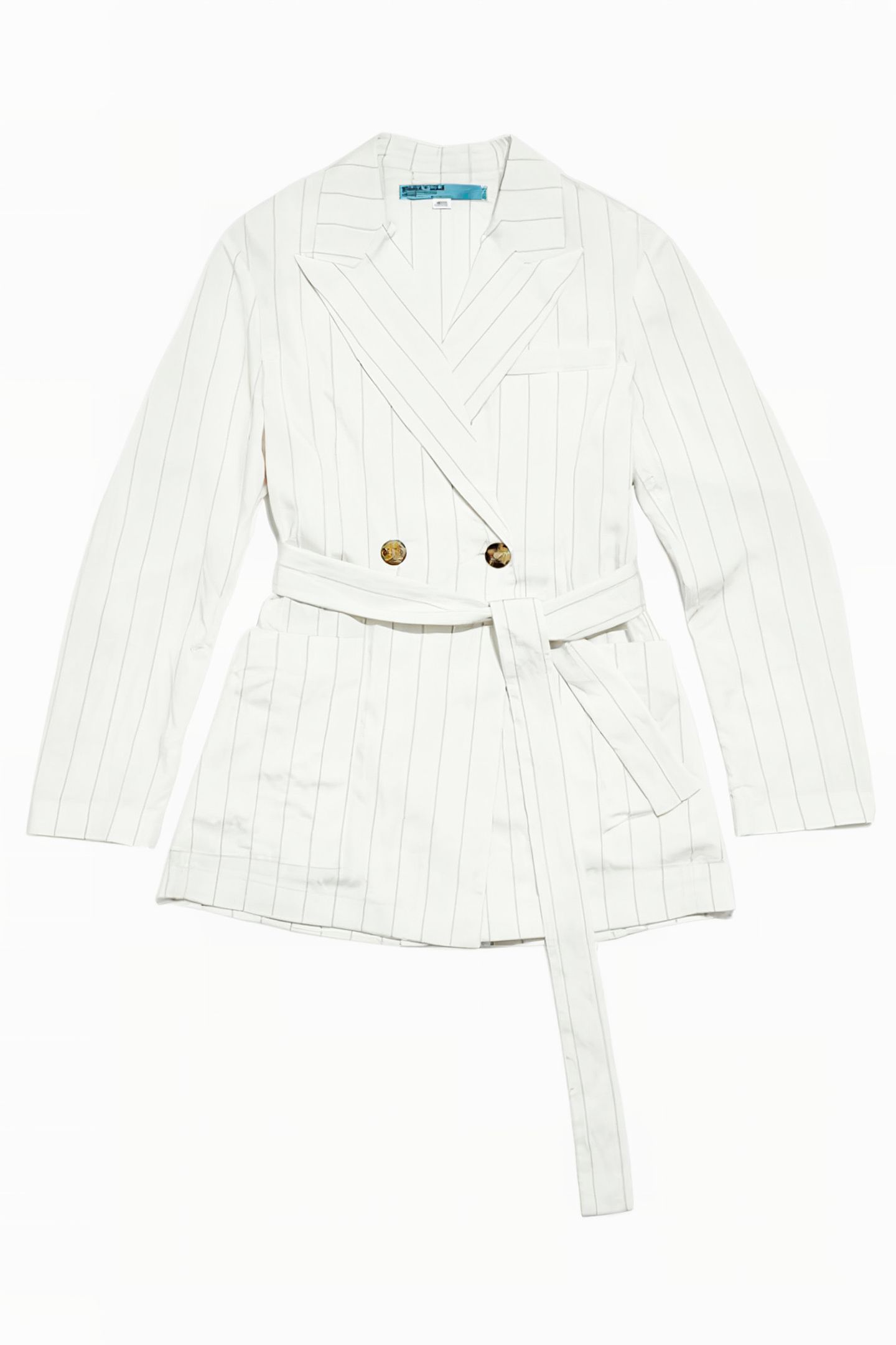 FLUID IVORY STRIPED BLAZER 3