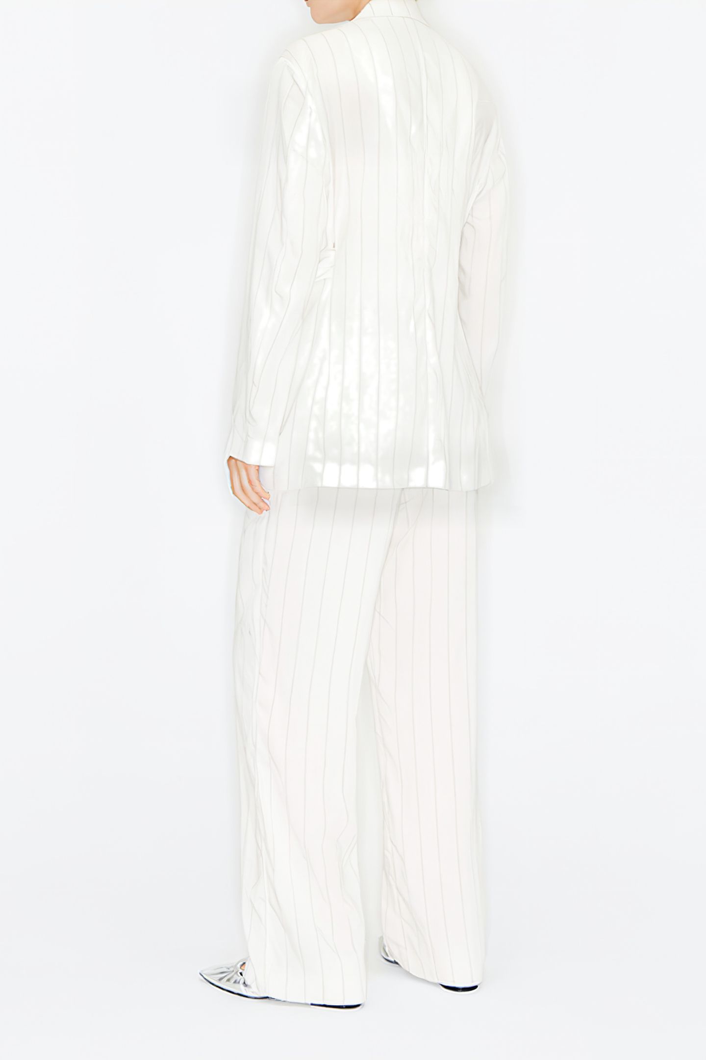 FLUID IVORY STRIPED BLAZER 2