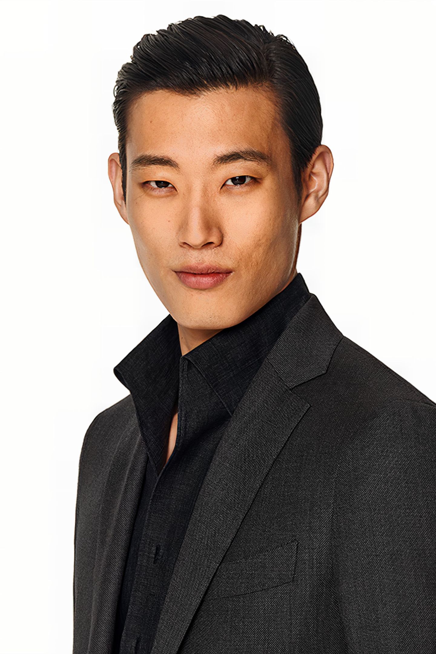 DARK GREY BIRD'S EYE TAILORED FIT SIENNA SUIT JACKET 7