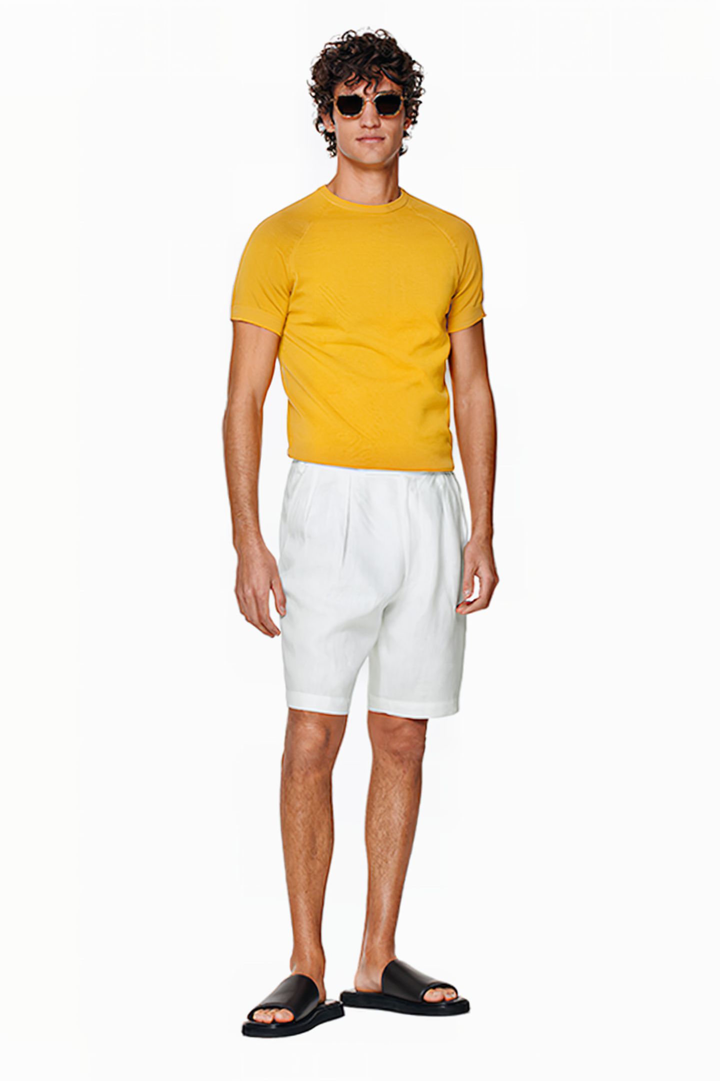 YELLOW SHORT SLEEVE CREWNECK 3