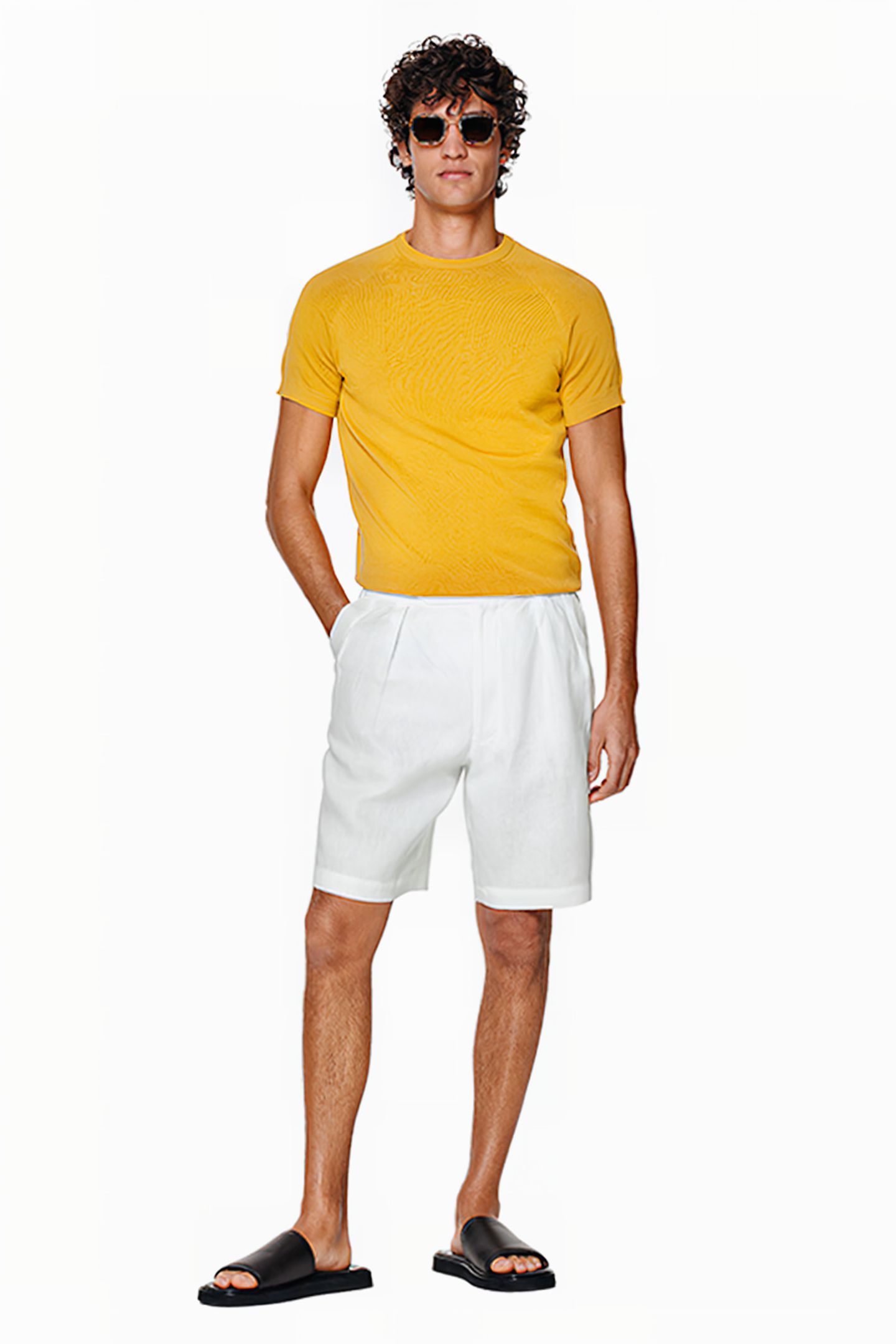 YELLOW SHORT SLEEVE CREWNECK 5