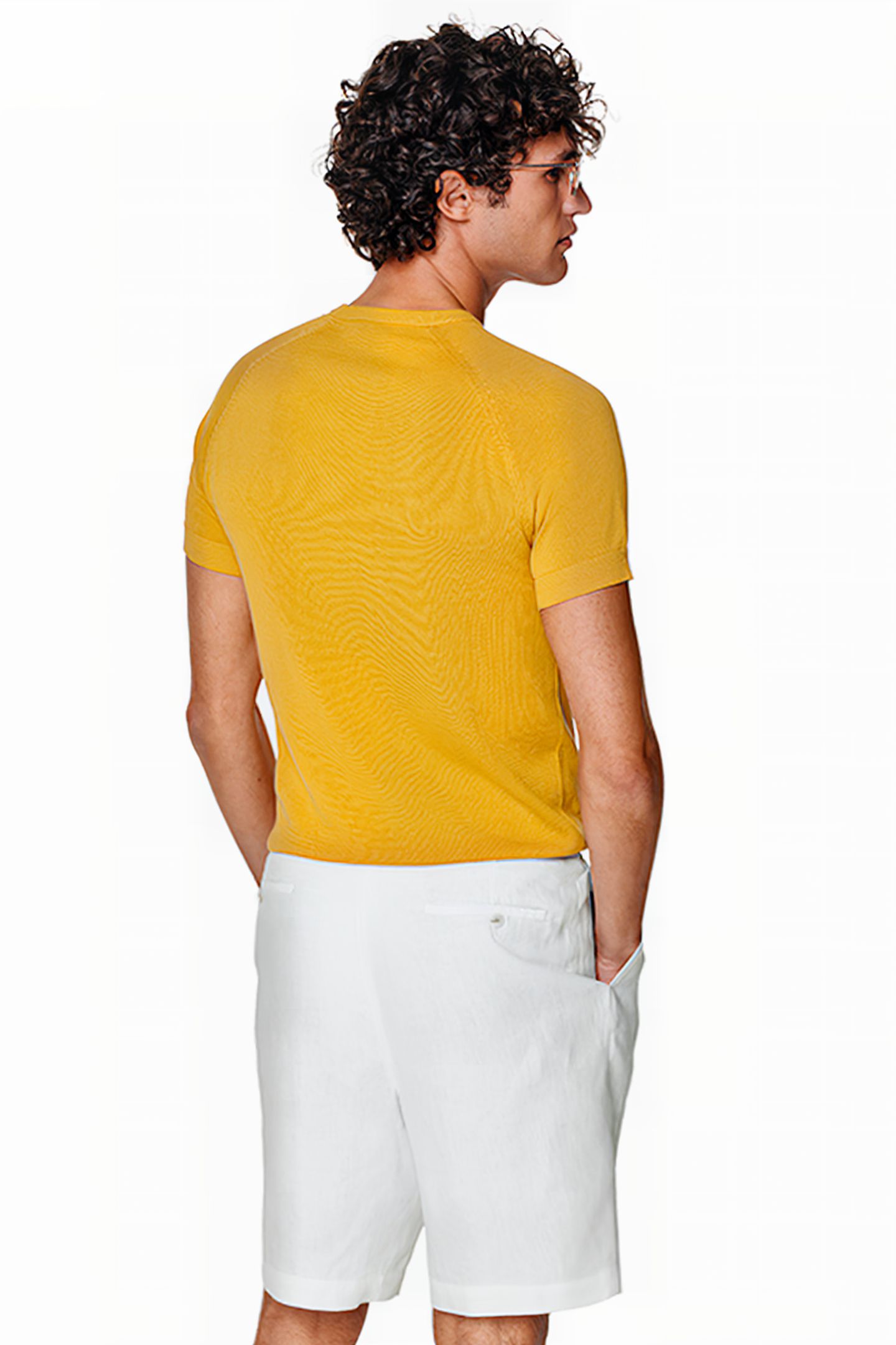 YELLOW SHORT SLEEVE CREWNECK 2