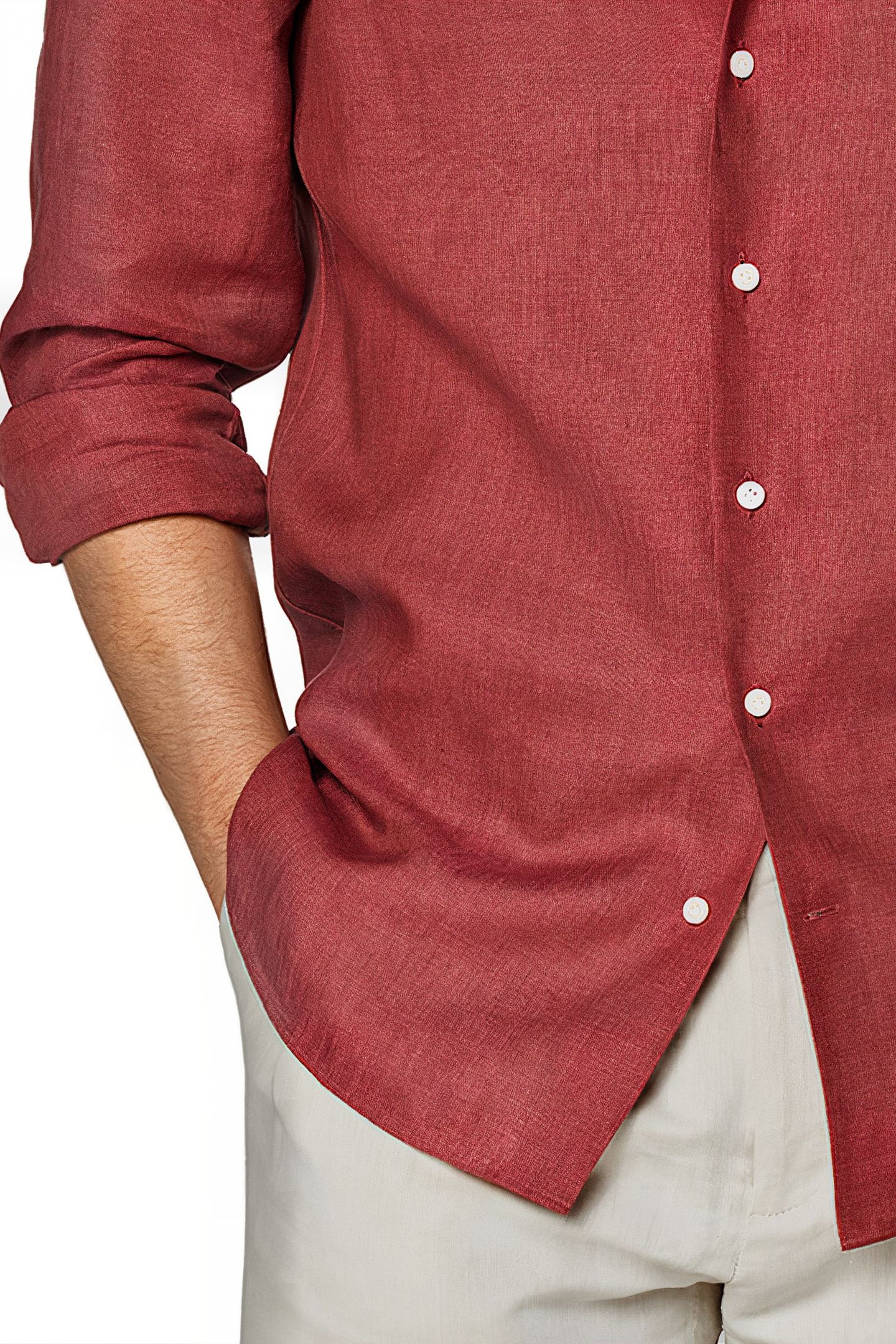 RED SLIM FIT SHIRT 6
