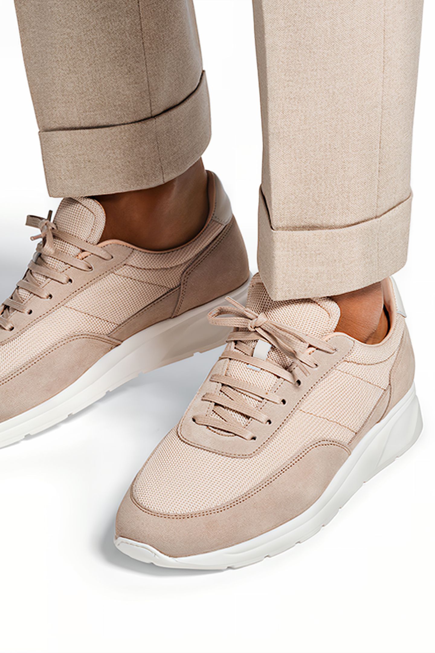 LIGHT BROWN RUNNER SNEAKER 3