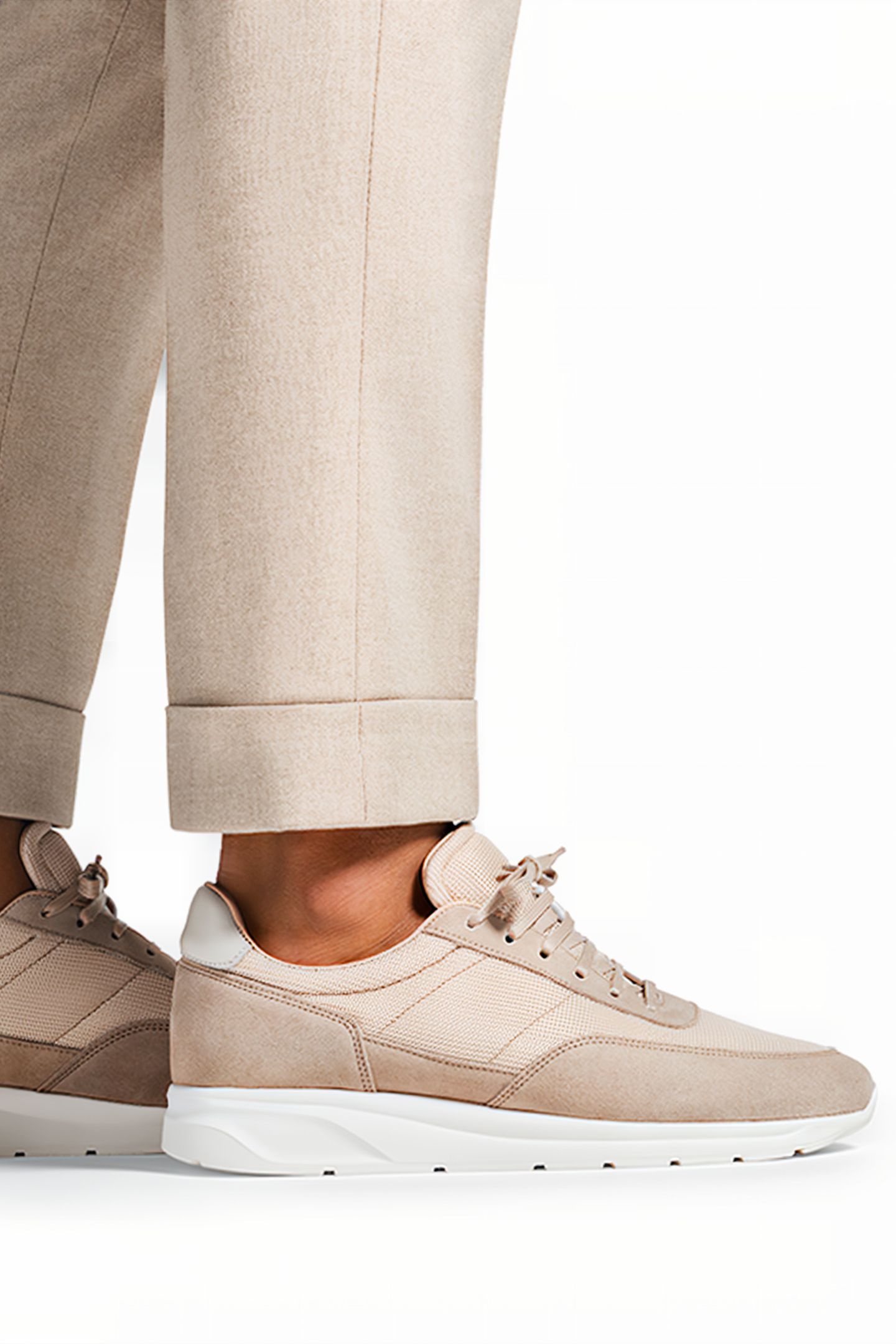 LIGHT BROWN RUNNER SNEAKER 2